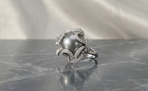 Audrey Silver Pearl